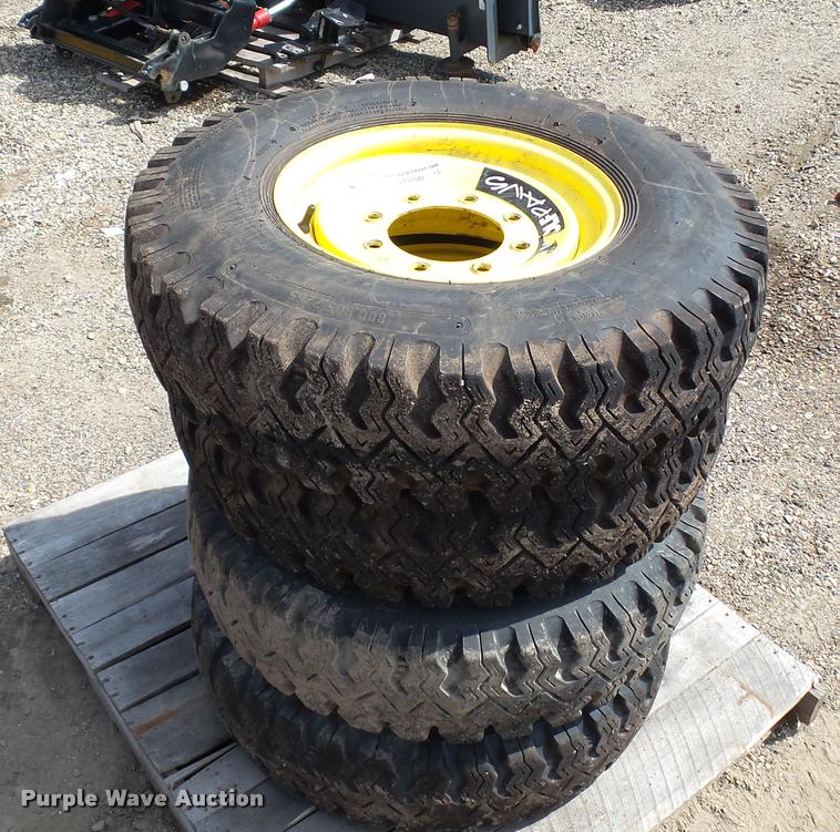 image for item DT9100 (4) Wolf Paws 7.50-16LT skid steer tires