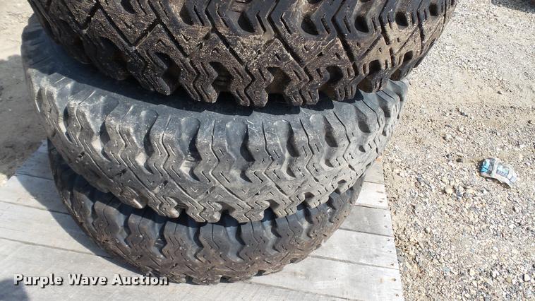 image for item DT9100 (4) Wolf Paws 7.50-16LT skid steer tires