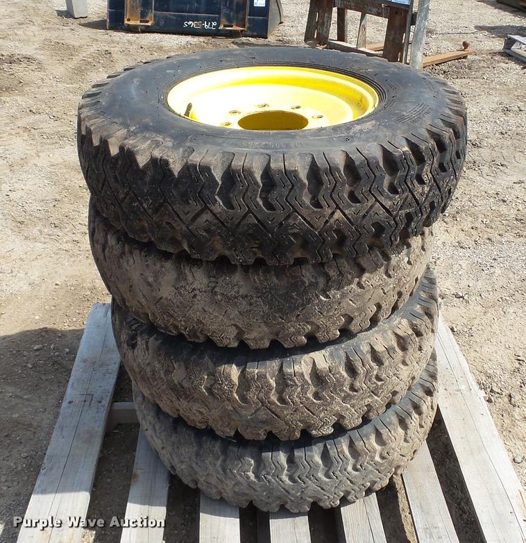 image for item DT9102 (4) Wolf Paws 7.50-16LT skid steer tires