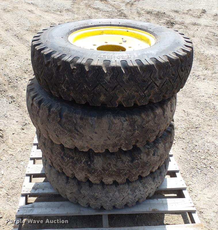 image for item DT9102 (4) Wolf Paws 7.50-16LT skid steer tires