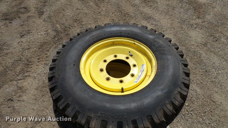 image for item DT9102 (4) Wolf Paws 7.50-16LT skid steer tires