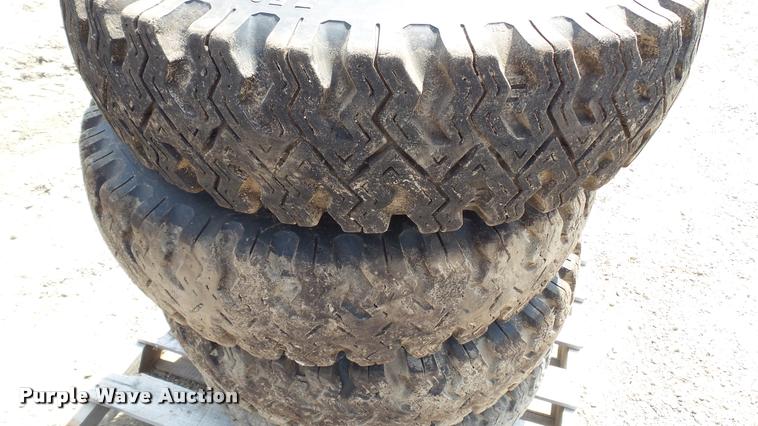 image for item DT9102 (4) Wolf Paws 7.50-16LT skid steer tires