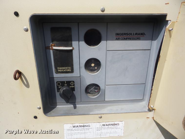 image for item K6423 1997 Ingersoll Rand 185 air compressor