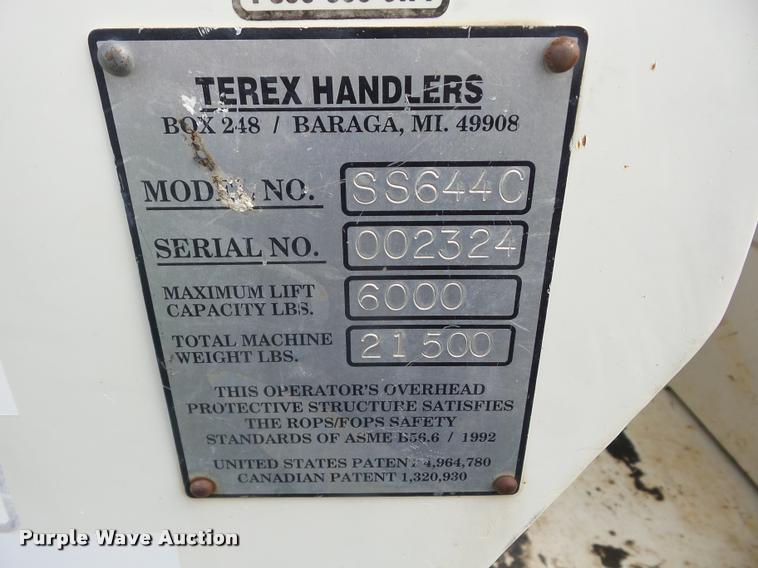 image for item K6428 Terex SS-644C telehandler