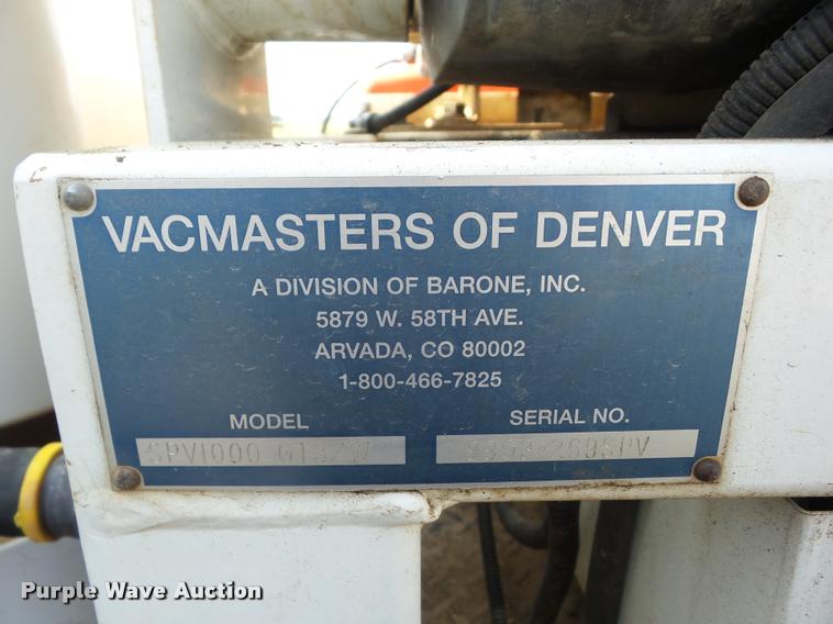 image for item K6432 1999 Maxey vacuum trailer