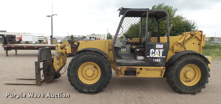 image for item L2293 2001 Caterpillar TH83 telehandler