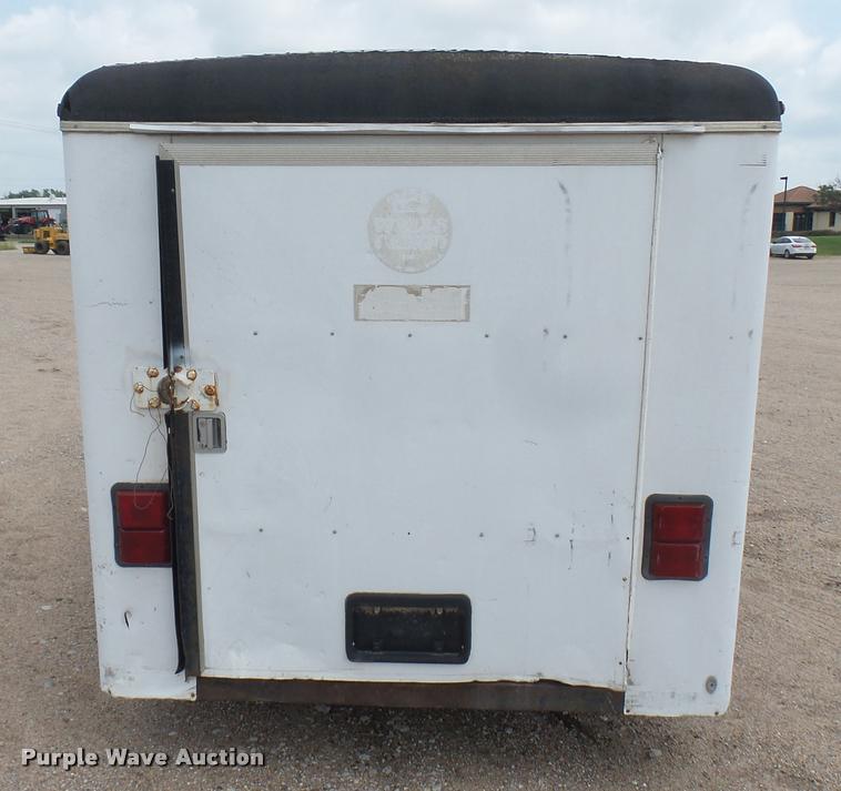 image for item L2295 1991 Wells Cargo enclosed cargo trailer