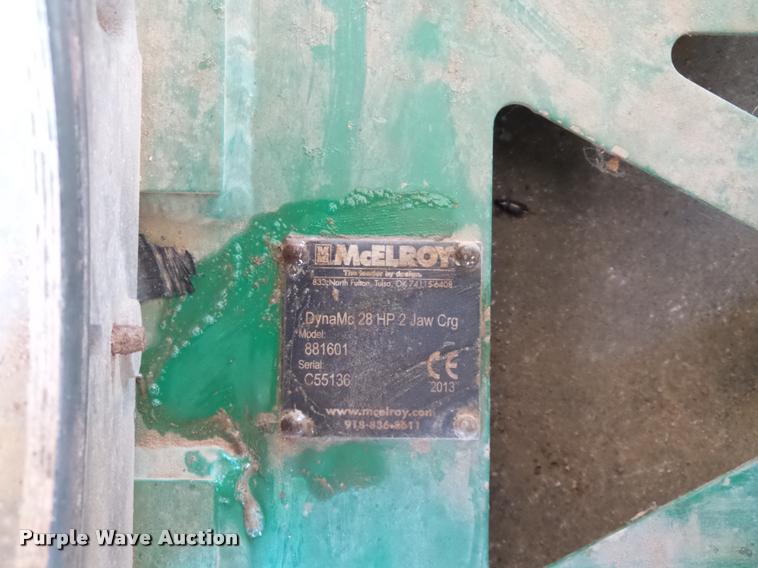 image for item BE9450 Mcelroy poly pipe fusion system