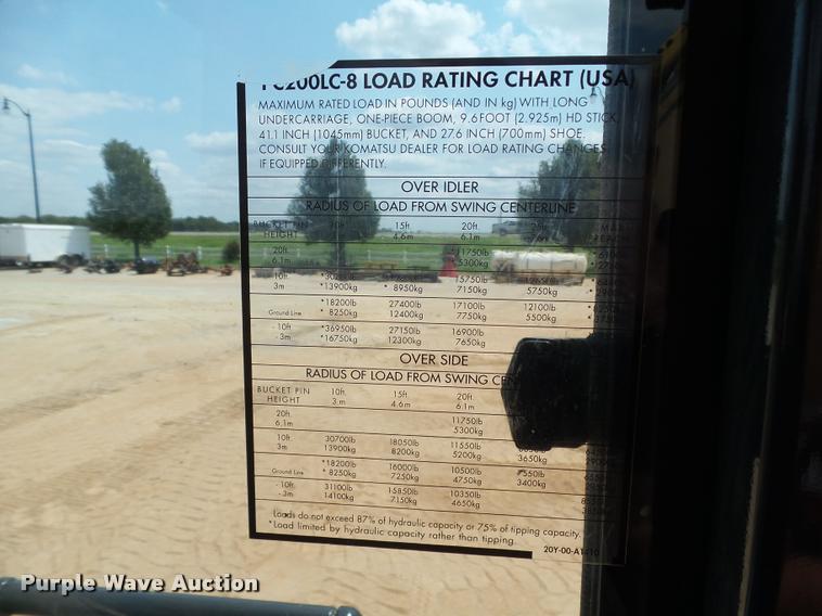 image for item DB4147 2011 Komatsu PC200LC-8 excavator