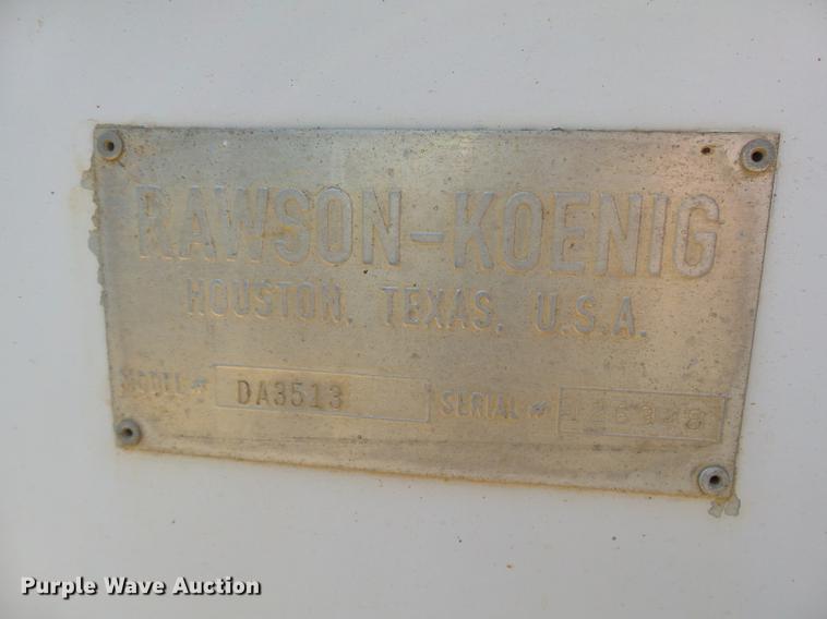 image for item DB4162 Rawson-Koenig DA35B service bed