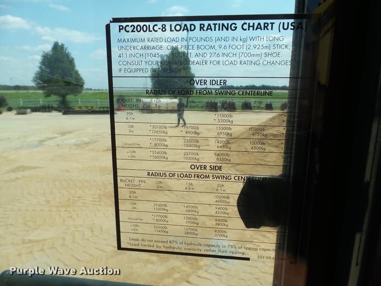 image for item L1922 2012 Komatsu PC200LC-8 excavator