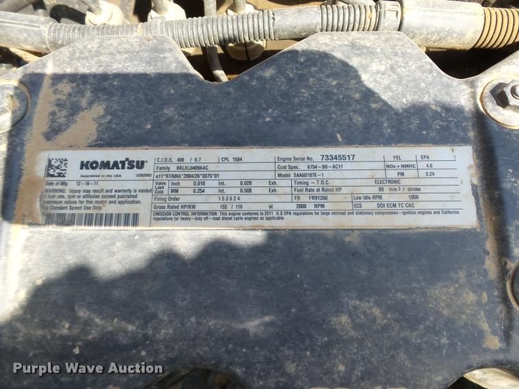 image for item L1922 2012 Komatsu PC200LC-8 excavator