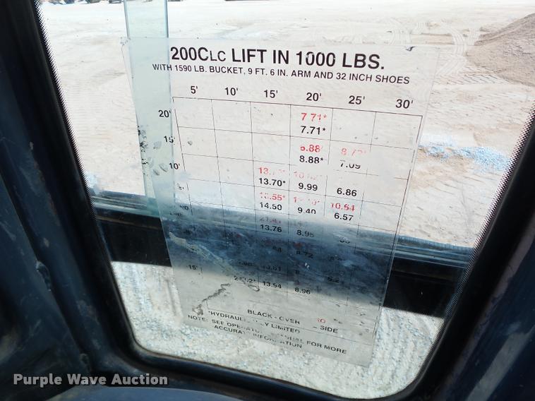 image for item L1925 2006 John Deere 200C LC excavator