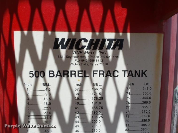 image for item L1932 2007 Wichita frac tank trailer
