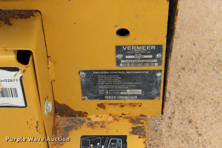 image for item L1947 2015 Vermeer MX240 mud mixing system