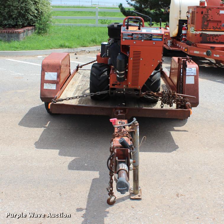 image for item L3224 2011 Ditch Witch RT12 trencher and trailer
