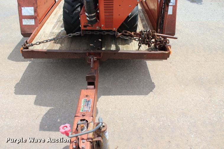 image for item L3224 2011 Ditch Witch RT12 trencher and trailer