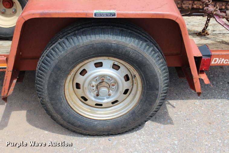 image for item L3224 2011 Ditch Witch RT12 trencher and trailer