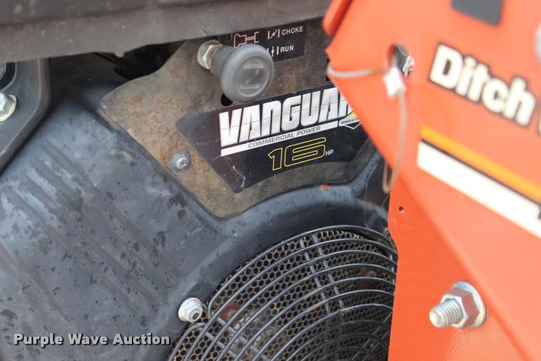 image for item L3224 2011 Ditch Witch RT12 trencher and trailer