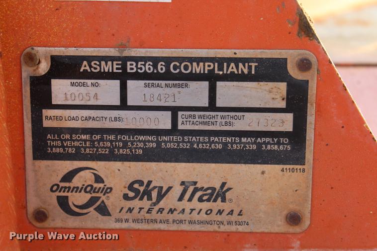 image for item L3230 2003 Sky Trak 10054 Legacy telehandler