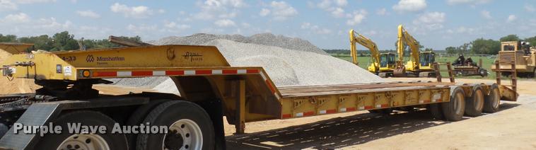 image for item L3235 2010 Atoka EL503 lowboy equipment trailer