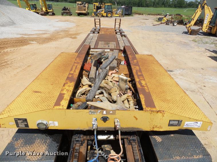 image for item L3235 2010 Atoka EL503 lowboy equipment trailer