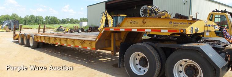 image for item L3235 2010 Atoka EL503 lowboy equipment trailer