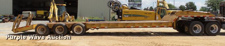 image for item L3235 2010 Atoka EL503 lowboy equipment trailer