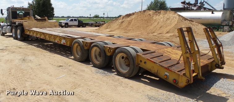image for item L3235 2010 Atoka EL503 lowboy equipment trailer