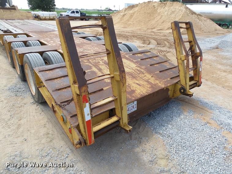 image for item L3235 2010 Atoka EL503 lowboy equipment trailer