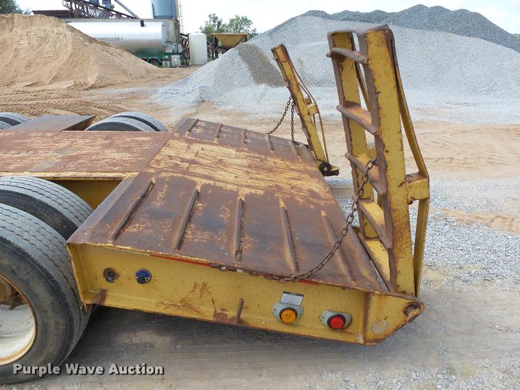 image for item L3235 2010 Atoka EL503 lowboy equipment trailer