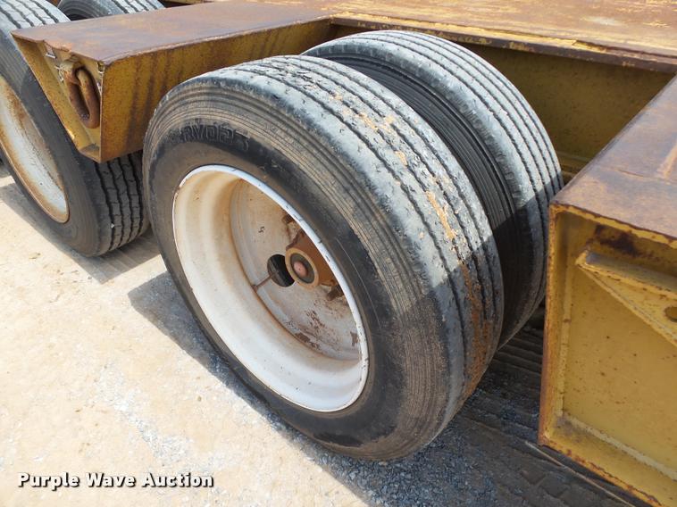 image for item L3235 2010 Atoka EL503 lowboy equipment trailer