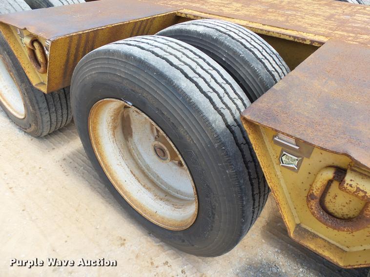image for item L3235 2010 Atoka EL503 lowboy equipment trailer