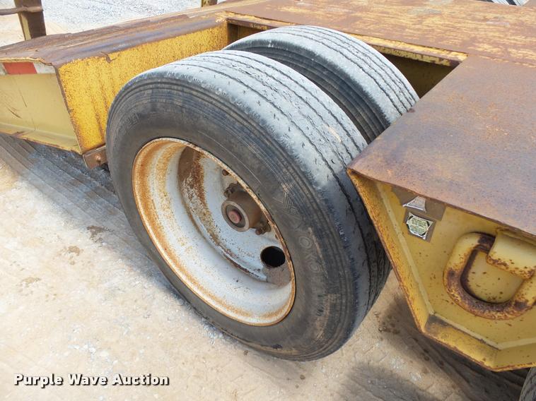 image for item L3235 2010 Atoka EL503 lowboy equipment trailer