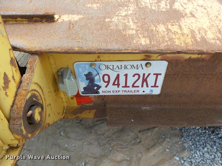 image for item L3235 2010 Atoka EL503 lowboy equipment trailer