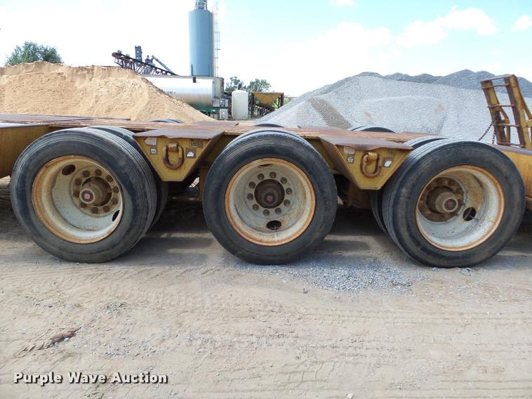 image for item L3235 2010 Atoka EL503 lowboy equipment trailer