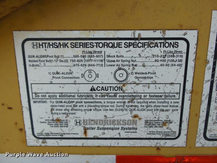 image for item L3235 2010 Atoka EL503 lowboy equipment trailer