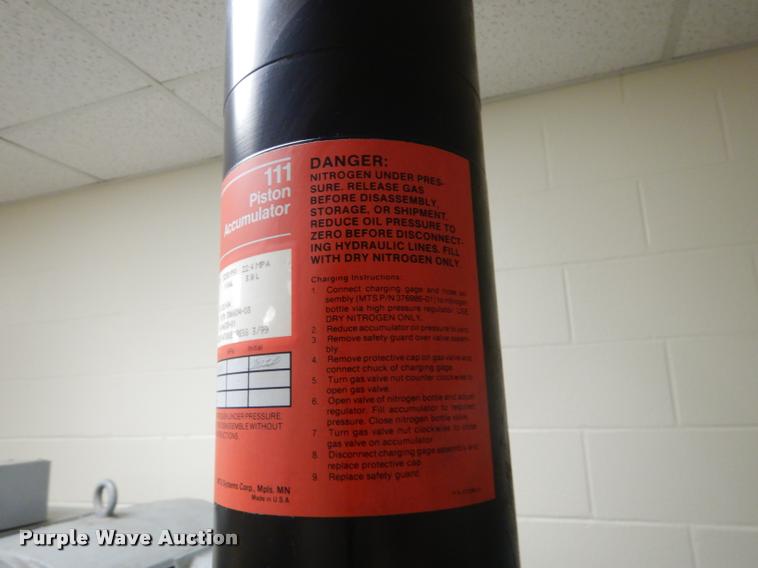 image for item BY9914 MTS Systems 506.81 hydraulic power supply