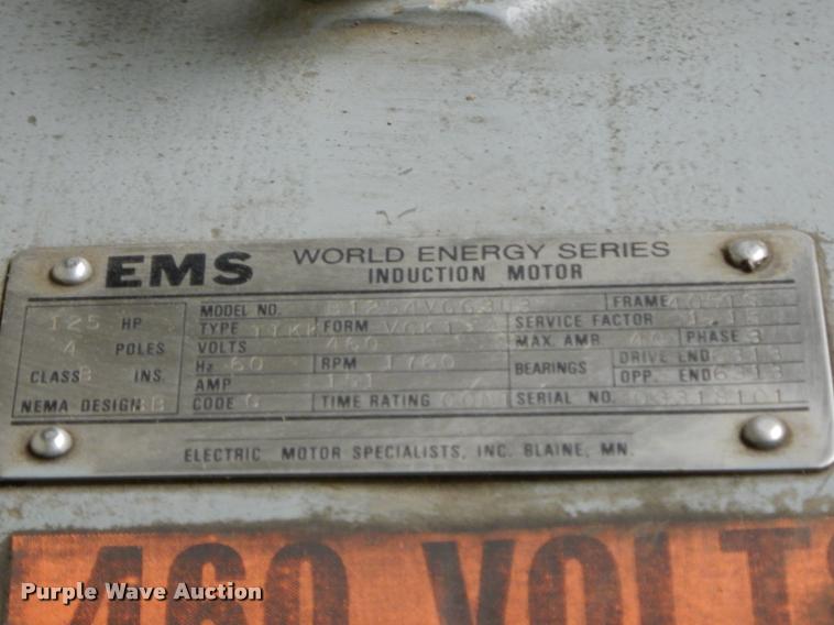 image for item BY9914 MTS Systems 506.81 hydraulic power supply