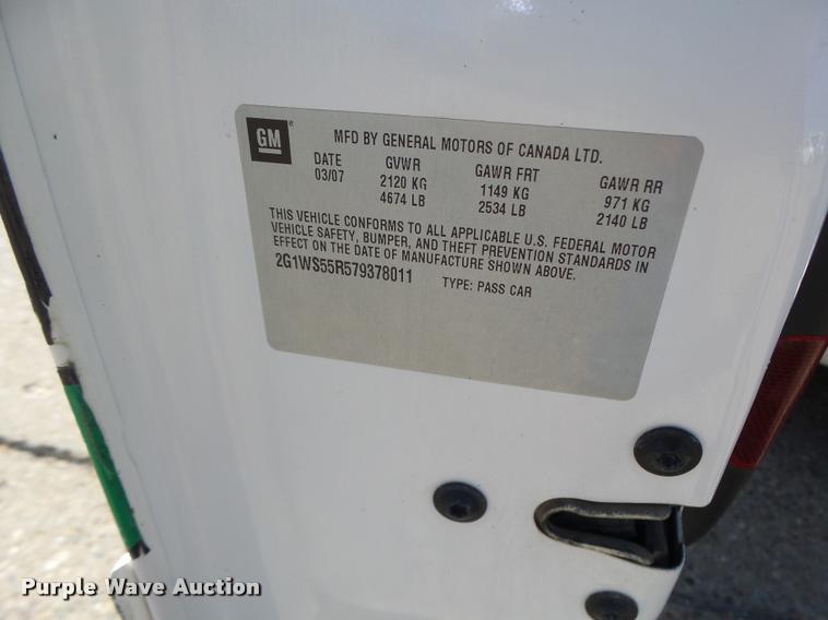 image for item DB1424 2007 Chevrolet Impala Police