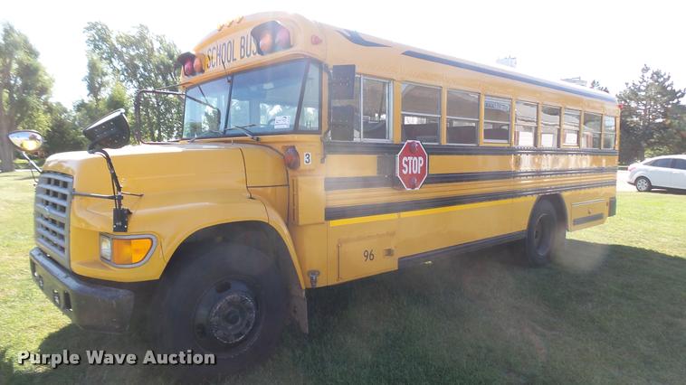 image for item DB3494 1996 Ford B800 Blue Bird school bus