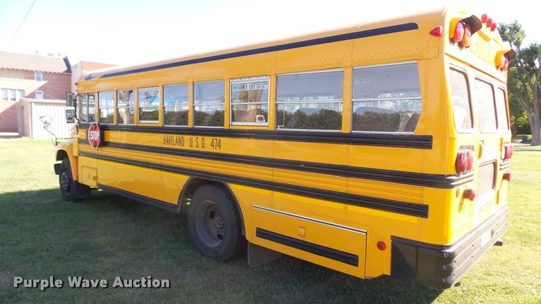image for item DB3494 1996 Ford B800 Blue Bird school bus