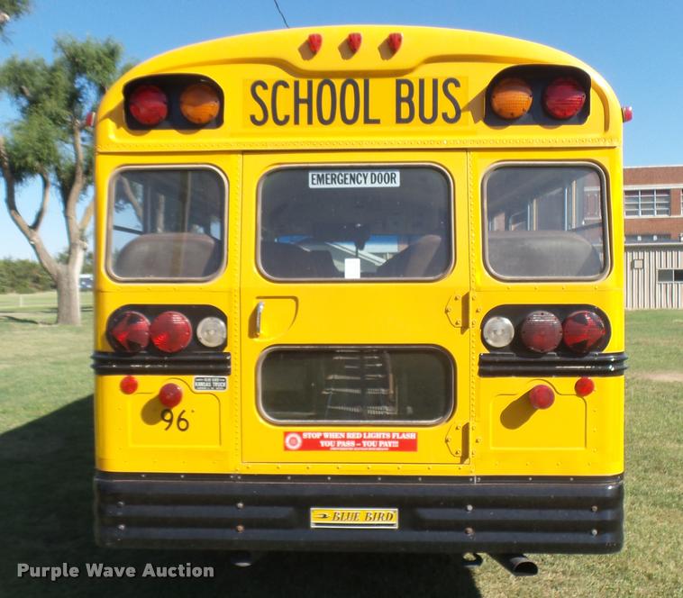 image for item DB3494 1996 Ford B800 Blue Bird school bus