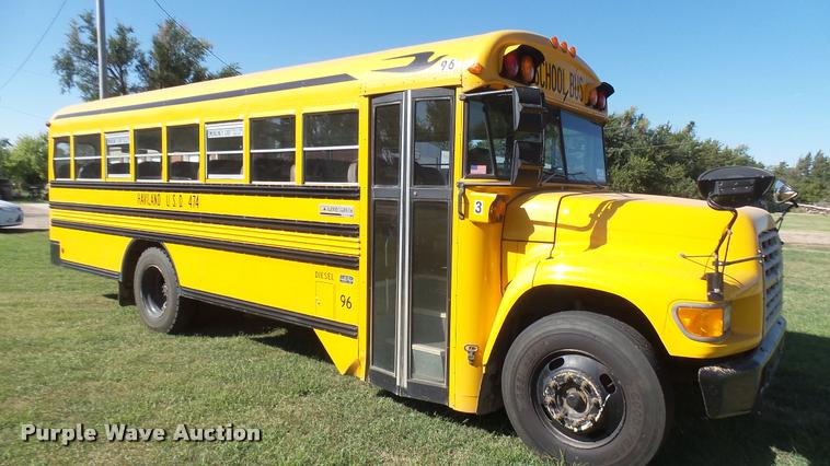 image for item DB3494 1996 Ford B800 Blue Bird school bus
