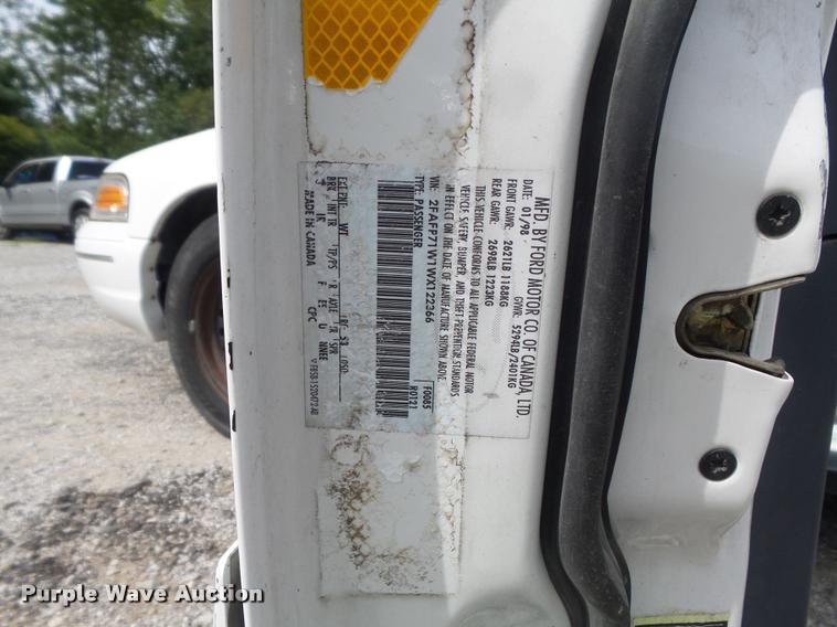 image for item DB6480 1998 Ford Crown Victoria Police Interceptor