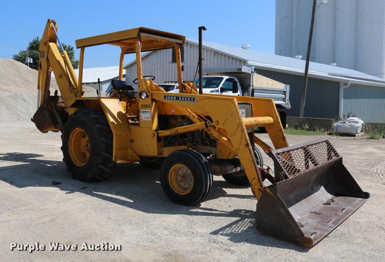 image for item DB9254 1978 John Deere 310AD backhoe