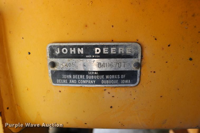 image for item DB9254 1978 John Deere 310AD backhoe