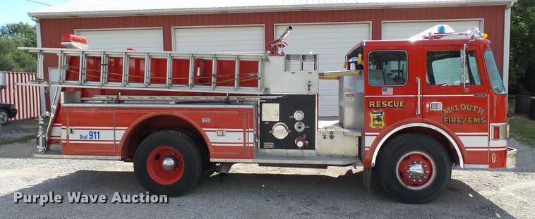 image for item DC2699 1984 Pierce Dash fire truck