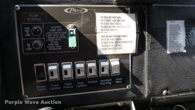 image for item DC2699 1984 Pierce Dash fire truck