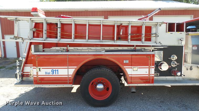 image for item DC2699 1984 Pierce Dash fire truck